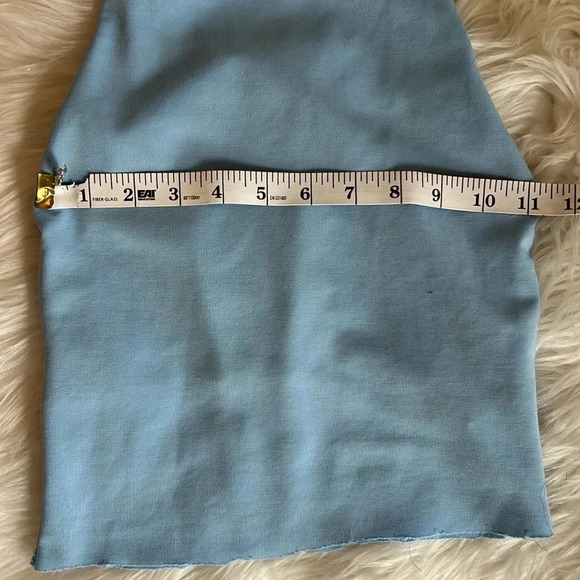 Zara blue tank top size small baby blue round neck tank - Picture 7 of 7